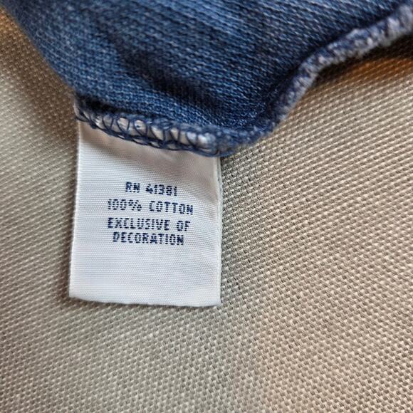 Polo Ralph Lauren Featherweight Mesh Polo Shirt Blue Men’s Size L Cotton - Picture 9 of 11